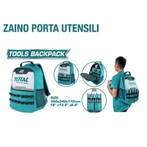 Zaino Portautensili in Poliestere 34x17x43